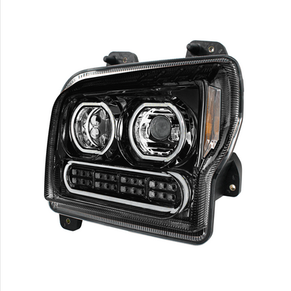 Kenworth W990 10 LED Headlight with 24 LED Turn and 100 LED Halo Daytime Running Light