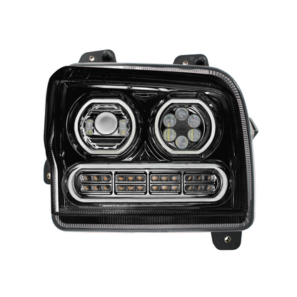 Kenworth W990 10 LED Headlight with 24 LED Turn and 100 LED Halo Daytime Running Light