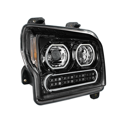 Kenworth W990 10 LED Headlight with 24 LED Turn and 100 LED Halo Daytime Running Light