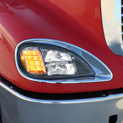 Freightliner Columbia 2001-2020 LED Projection Headlight with 12 LED Turn and 2 LED Parking Light