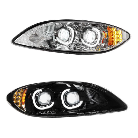 International Prostar LED Headlight with 6 LED Turn and 92 LED Daytime Running Light