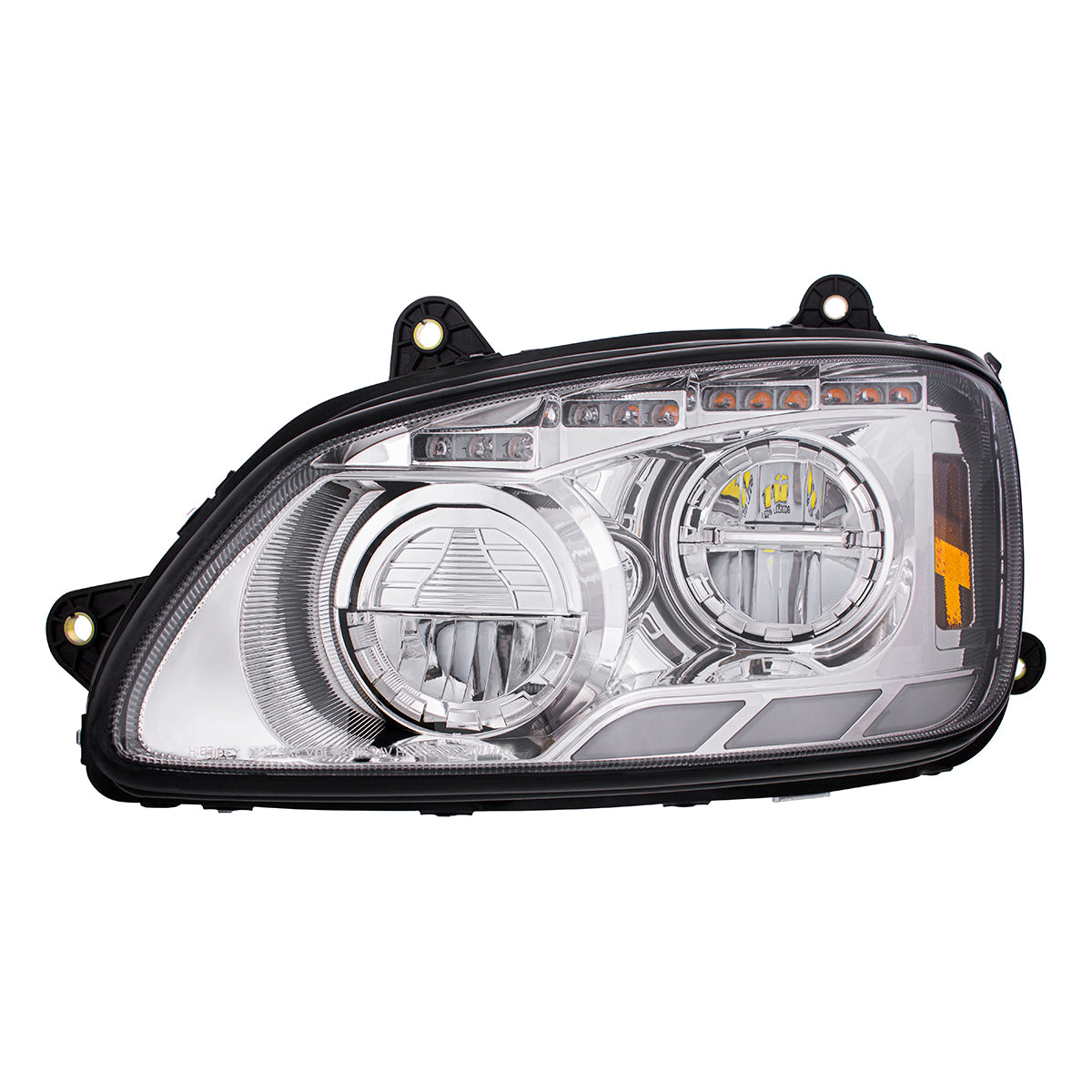 Kenworth T440, T470, T660 LED Headlight with 12 LED Sequential Turn and 81 LED Position Light