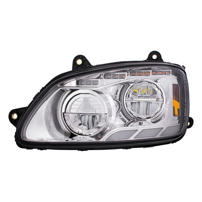 Kenworth T440, T470, T660 LED Headlight with 12 LED Sequential Turn and 81 LED Position Light