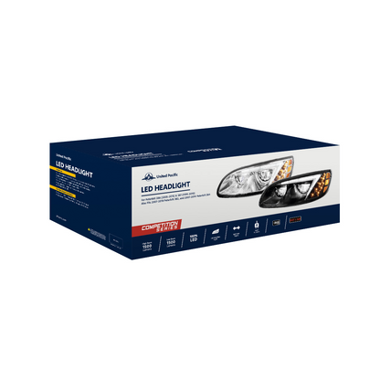 Peterbilt 330, 335, 337, 340, 348, 382, 384, 386, 387 LED Headlight with 8 LED Turn and 50 LED Position Light
