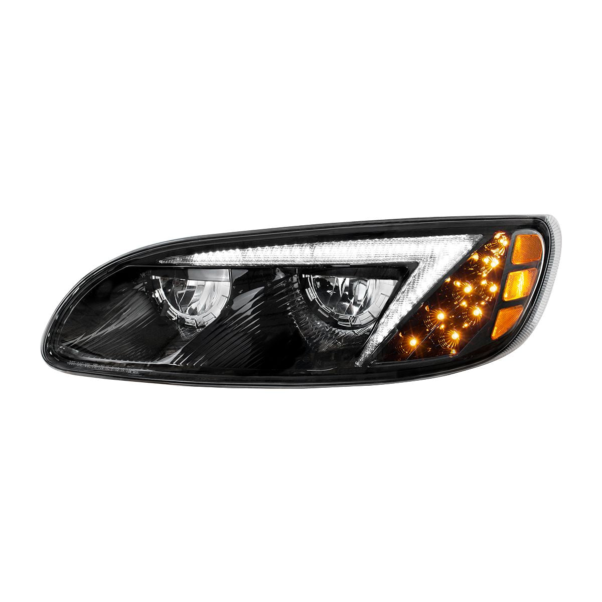 Peterbilt 330, 335, 337, 340, 348, 382, 384, 386, 387 LED Headlight with 8 LED Turn and 50 LED Position Light