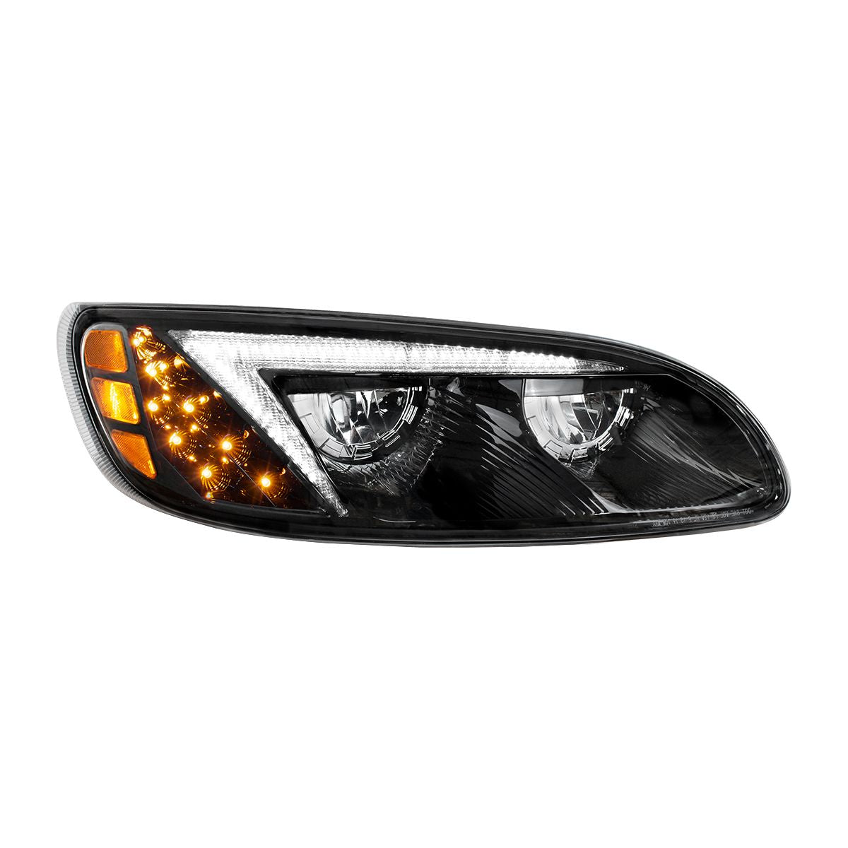 Peterbilt 330, 335, 337, 340, 348, 382, 384, 386, 387 LED Headlight with 8 LED Turn and 50 LED Position Light
