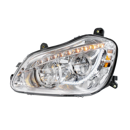 Kenworth T680 45 LED Headlight with 9 LED Sequential Turn and 24 Full LED Marker Light