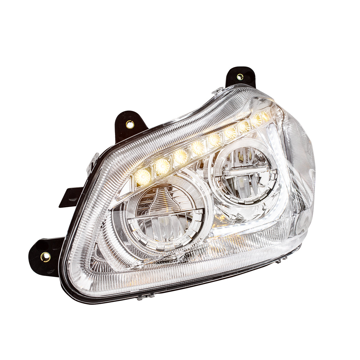 Kenworth T680 45 LED Headlight with 9 LED Sequential Turn and 24 Full LED Marker Light