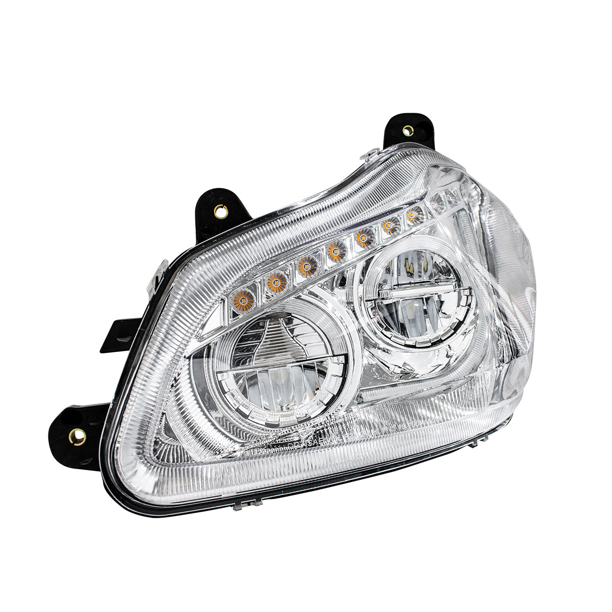 Kenworth T680 45 LED Headlight with 9 LED Sequential Turn and 24 Full LED Marker Light