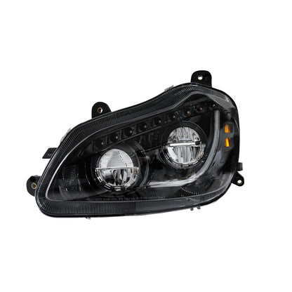 Kenworth T680 45 LED Headlight with 9 LED Sequential Turn and 24 Full LED Marker Light