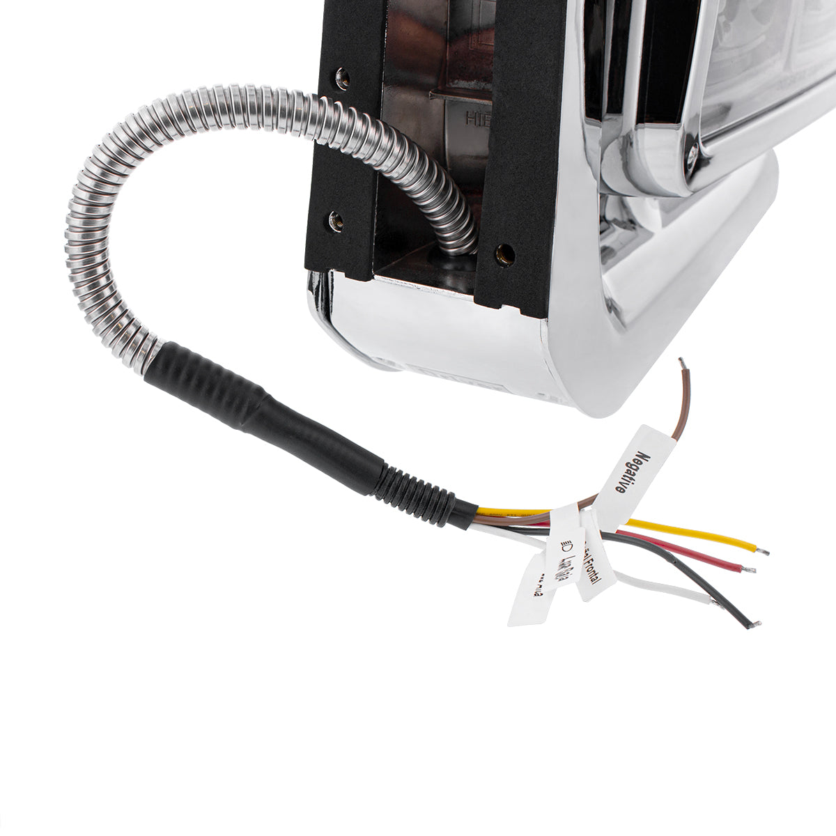 Peterbilt 10 LED Projection Headlight with 8 LED Turn, 100 LED Position Light Bar and 14 LED Side Marker Pod with Mounting Arm