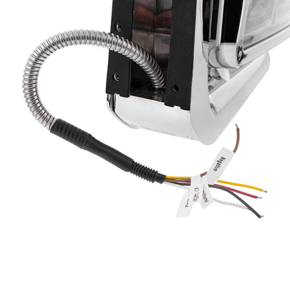 Peterbilt 10 LED Projection Headlight with 8 LED Turn, 100 LED Position Light Bar and 14 LED Side Marker Pod with Mounting Arm