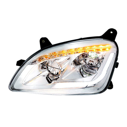 Peterbilt 579 and 587 LED Headlight with 9 LED Sequential Turn Signal and 28 LED Light Bar
