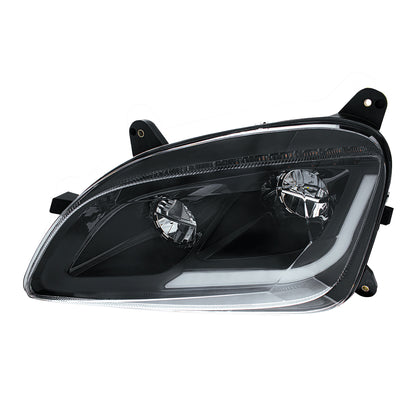 Peterbilt 579 and 587 LED Headlight with 9 LED Sequential Turn Signal and 28 LED Light Bar