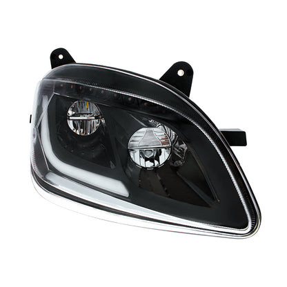Peterbilt 579 and 587 LED Headlight with 9 LED Sequential Turn Signal and 28 LED Light Bar