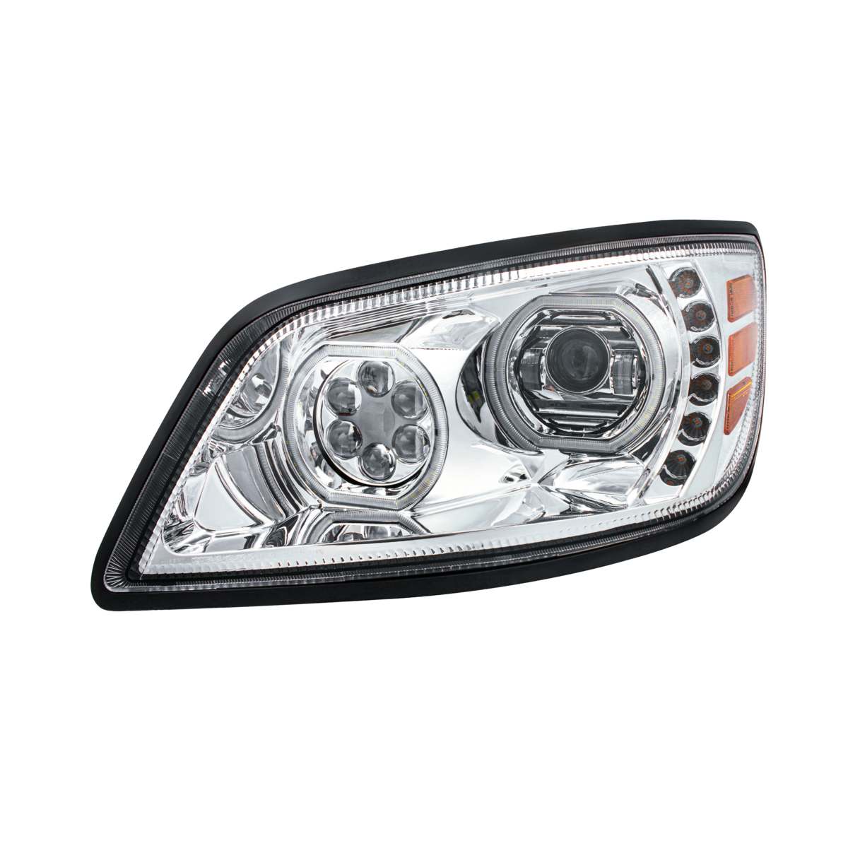 Hino 238, 258, 268, 338 2005-2021 10 LED Headlight with 6 LED Turn and 100 Halo Position Light