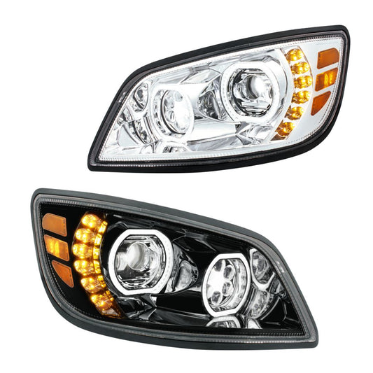 Hino 238, 258, 268, 338 2005-2021 10 LED Headlight with 6 LED Turn and 100 Halo Position Light
