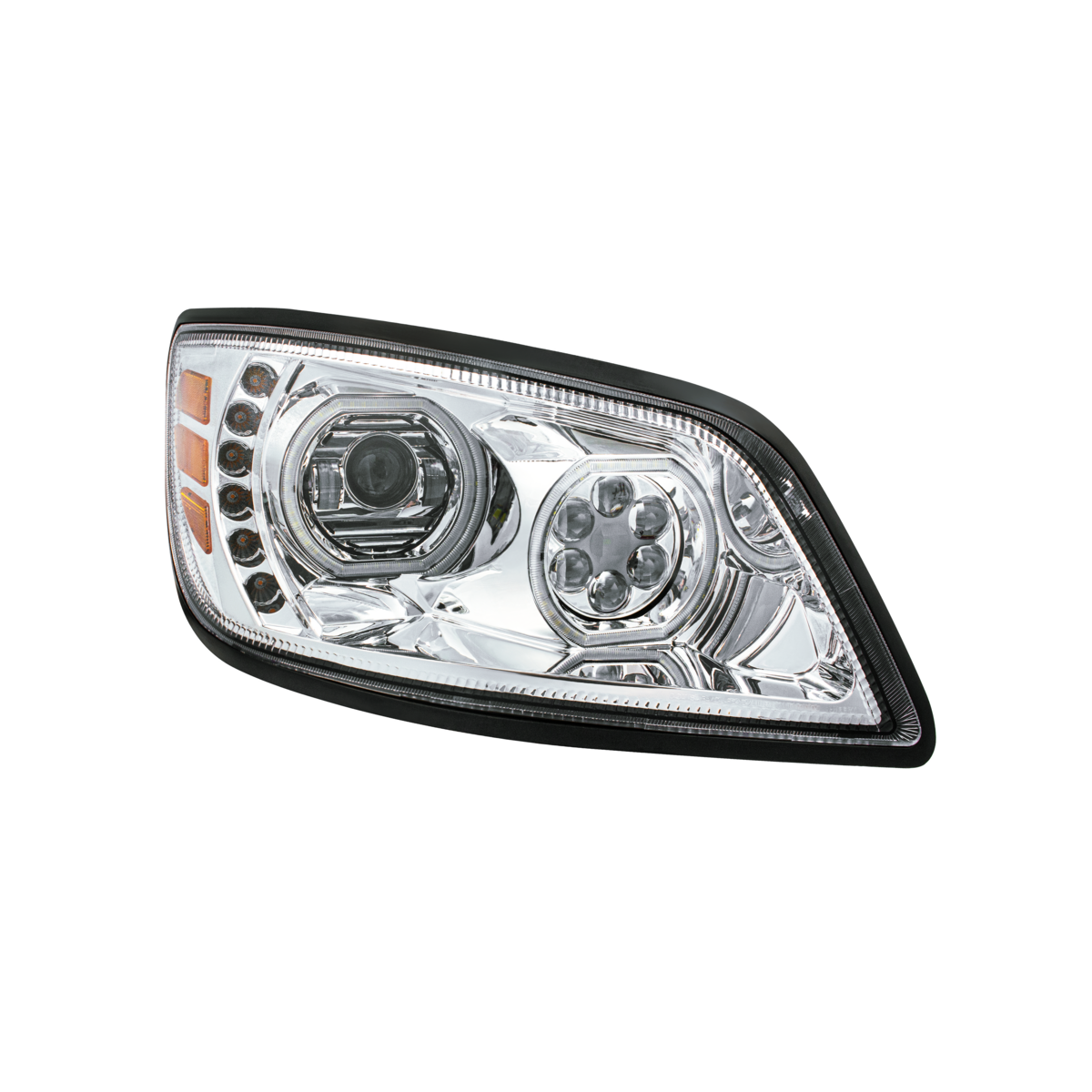 Hino 238, 258, 268, 338 2005-2021 10 LED Headlight with 6 LED Turn and 100 Halo Position Light