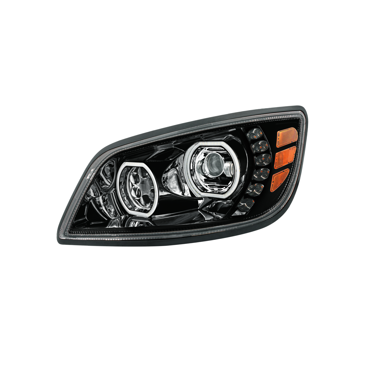 Hino 238, 258, 268, 338 2005-2021 10 LED Headlight with 6 LED Turn and 100 Halo Position Light