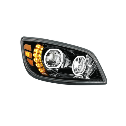 Hino 238, 258, 268, 338 2005-2021 10 LED Headlight with 6 LED Turn and 100 Halo Position Light