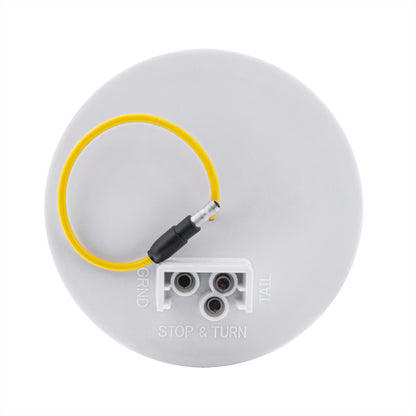 Double Fury Amber Auxiliary to Red Primary Dual Function 19 LED 4" Round Light