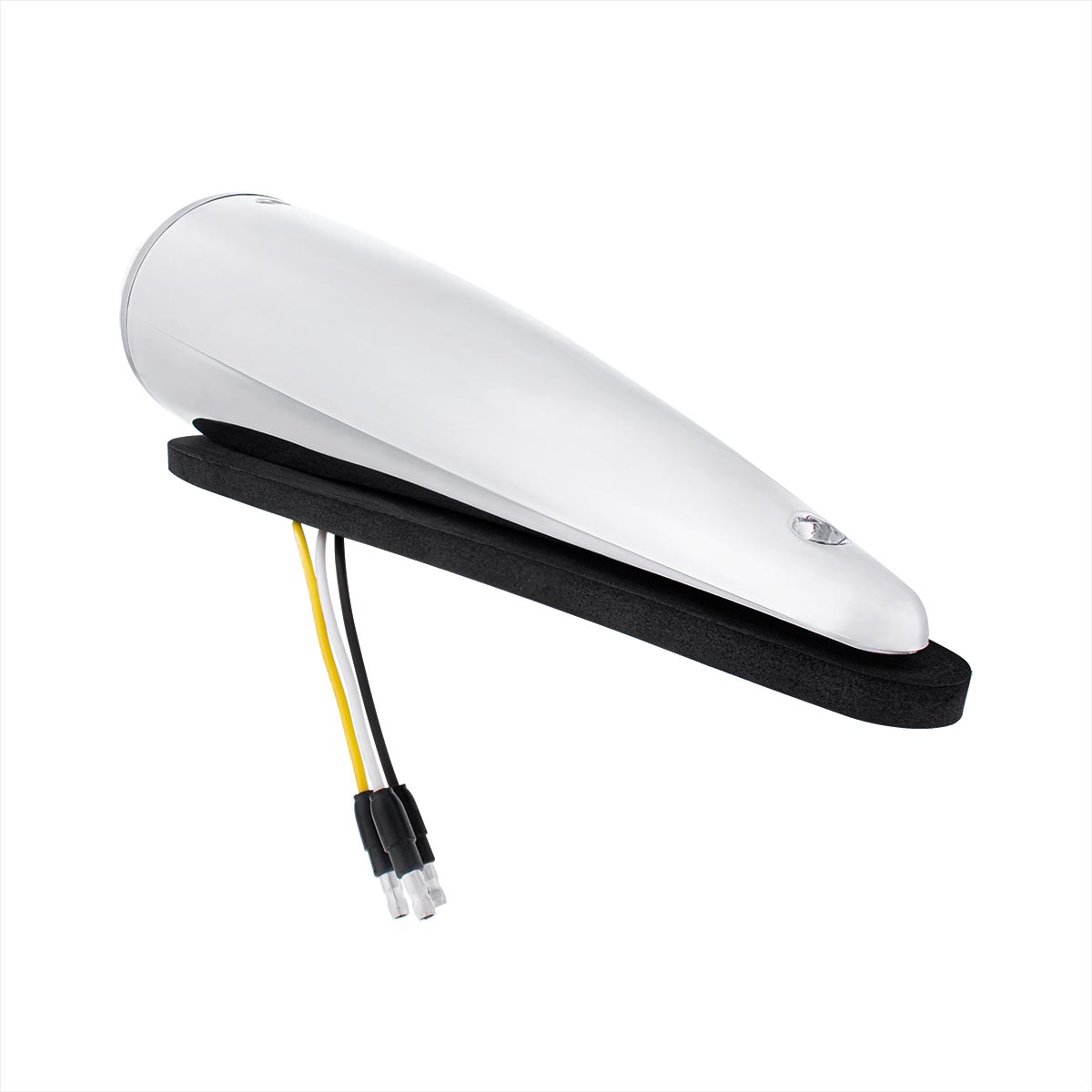 Chrome Plastic Cab Light with 17 LED Double Fury Blue to Amber Watermelon Light