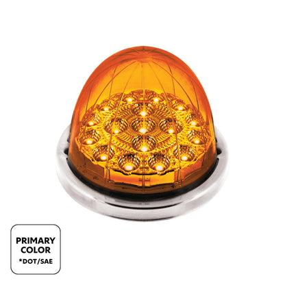 United Pacific Double Fury Red Auxiliary to Amber Primary Function 17 LED Watermelon Light