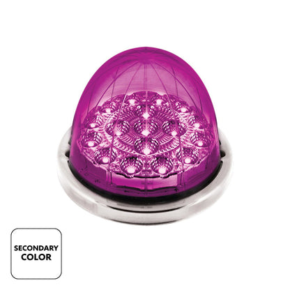 United Pacific Double Fury Purple Auxiliary to Amber Primary Function 17 LED Watermelon Light