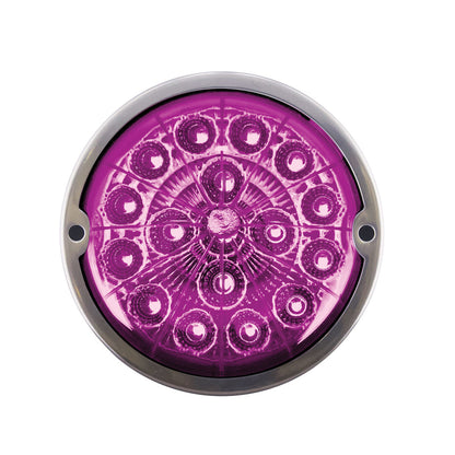 United Pacific Double Fury Purple Auxiliary to Amber Primary Function 17 LED Watermelon Light