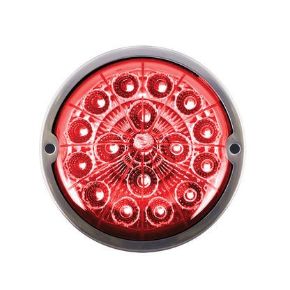 United Pacific Double Fury White Auxiliary to Red Primary Function 17 LED Watermelon Light