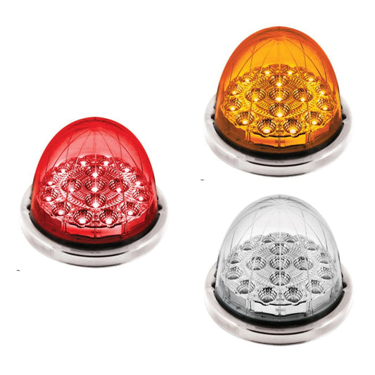 United Pacific Double Fury Red Auxiliary to Amber Primary Function 17 LED Watermelon Light