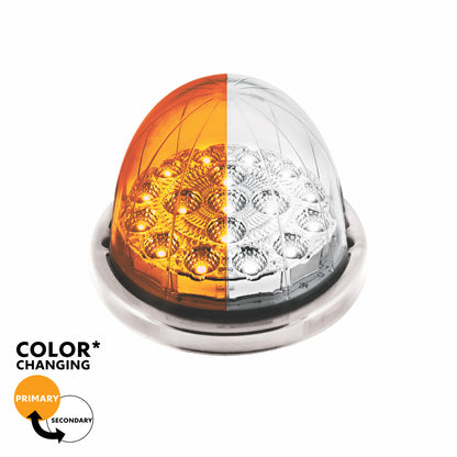 United Pacific Double Fury White Auxiliary to Amber Primary Function 17 LED Watermelon Light