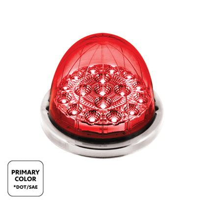 United Pacific Double Fury White Auxiliary to Red Primary Function 17 LED Watermelon Light