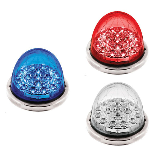 United Pacific Double Fury Blue Auxiliary to Red Primary Function 17 LED Watermelon Light