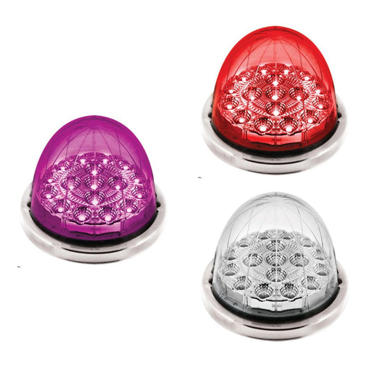 United Pacific Double Fury Purple Auxiliary to Red Primary Function 17 LED Watermelon Light