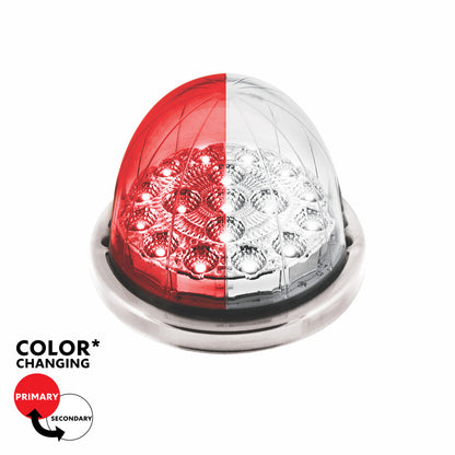 United Pacific Double Fury White Auxiliary to Red Primary Function 17 LED Watermelon Light