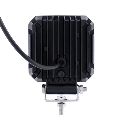10 High Power LED 4" Square Work Light with "U" LED Light Guide
