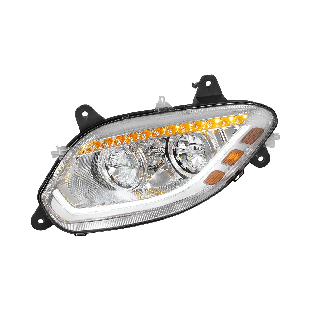 International LT LED Headlight with 12 LED Turn and 72 LED Daytime Running Light