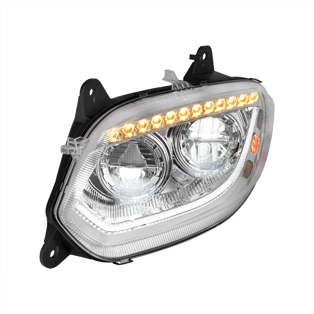 International LT LED Headlight with 12 LED Turn and 72 LED Daytime Running Light