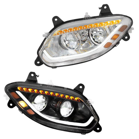 International LT LED Headlight with 12 LED Turn and 72 LED Daytime Running Light