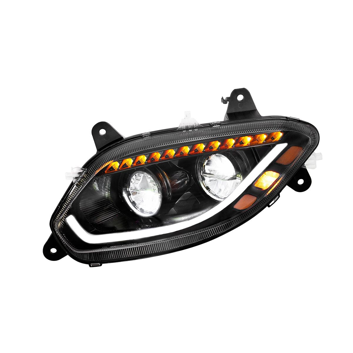 International LT LED Headlight with 12 LED Turn and 72 LED Daytime Running Light