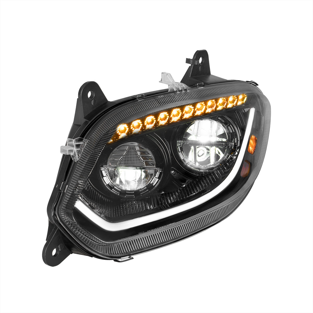 International LT LED Headlight with 12 LED Turn and 72 LED Daytime Running Light