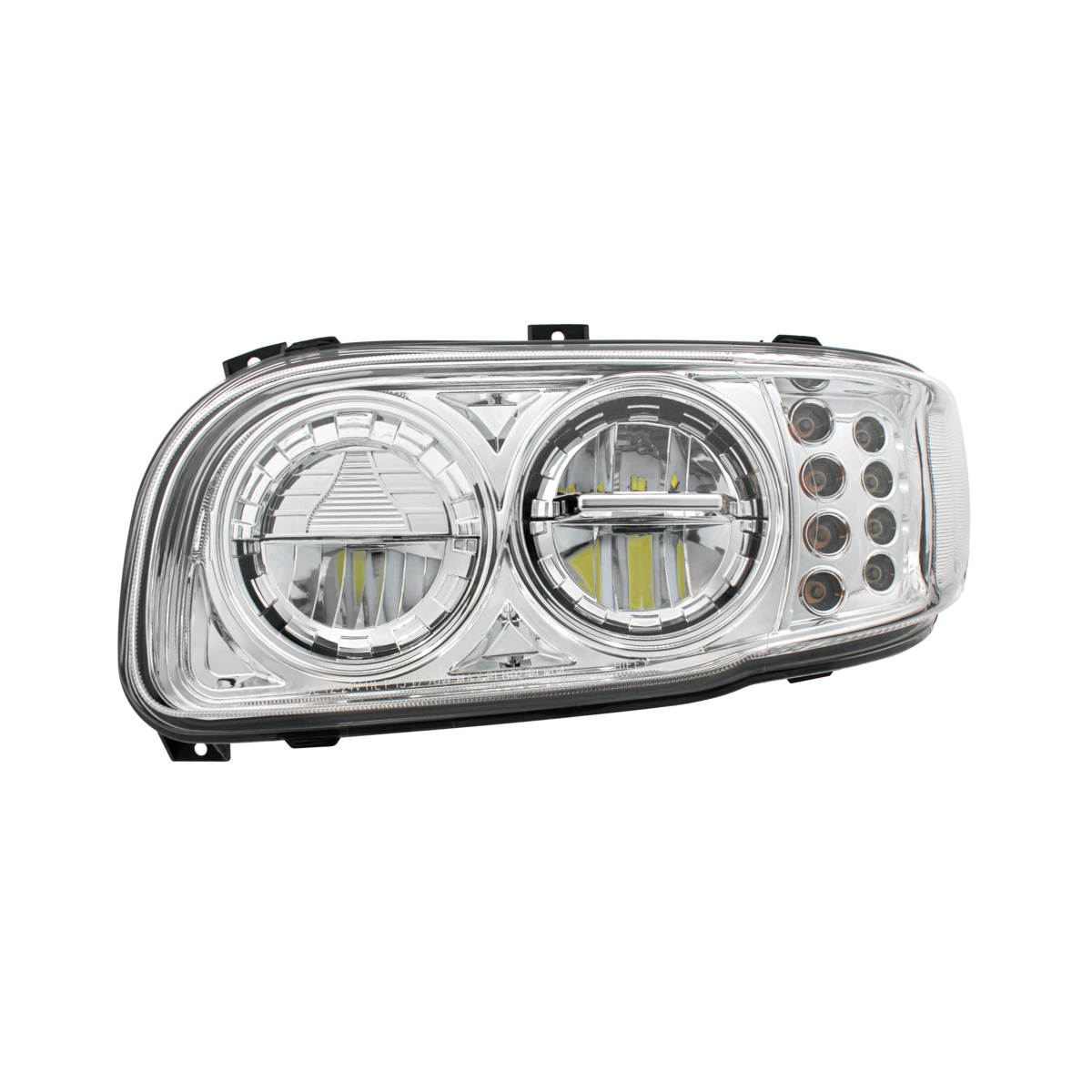 Peterbilt 388, 389, 567 LED Headlight with 8 LED Turn and 4 LED Position Light