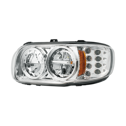 Peterbilt 388, 389, 567 LED Headlight with 8 LED Turn and 4 LED Position Light