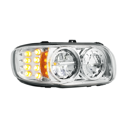 Peterbilt 388, 389, 567 LED Headlight with 8 LED Turn and 4 LED Position Light