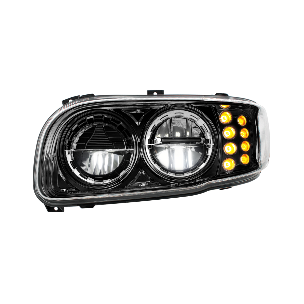 Peterbilt 388, 389, 567 LED Headlight with 8 LED Turn and 4 LED Position Light