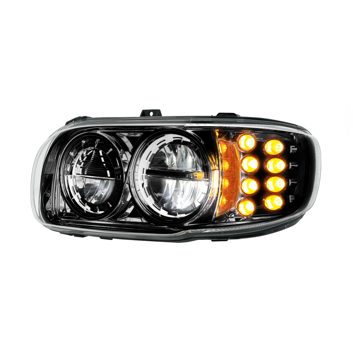 Peterbilt 388, 389, 567 LED Headlight with 8 LED Turn and 4 LED Position Light