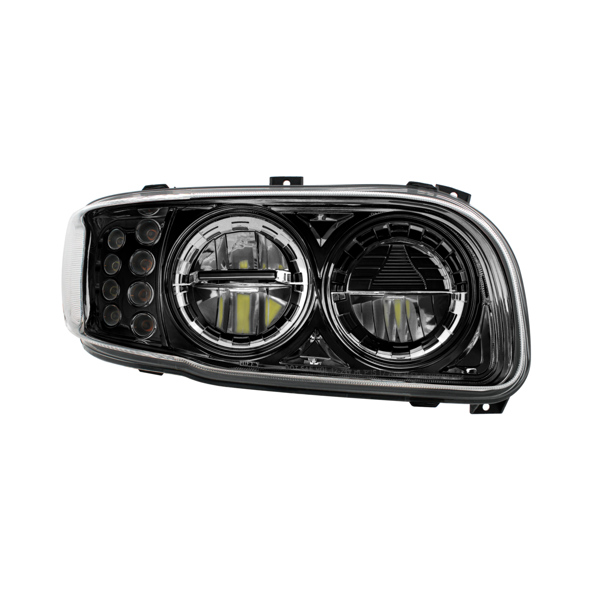 Peterbilt 388, 389, 567 LED Headlight with 8 LED Turn and 4 LED Position Light
