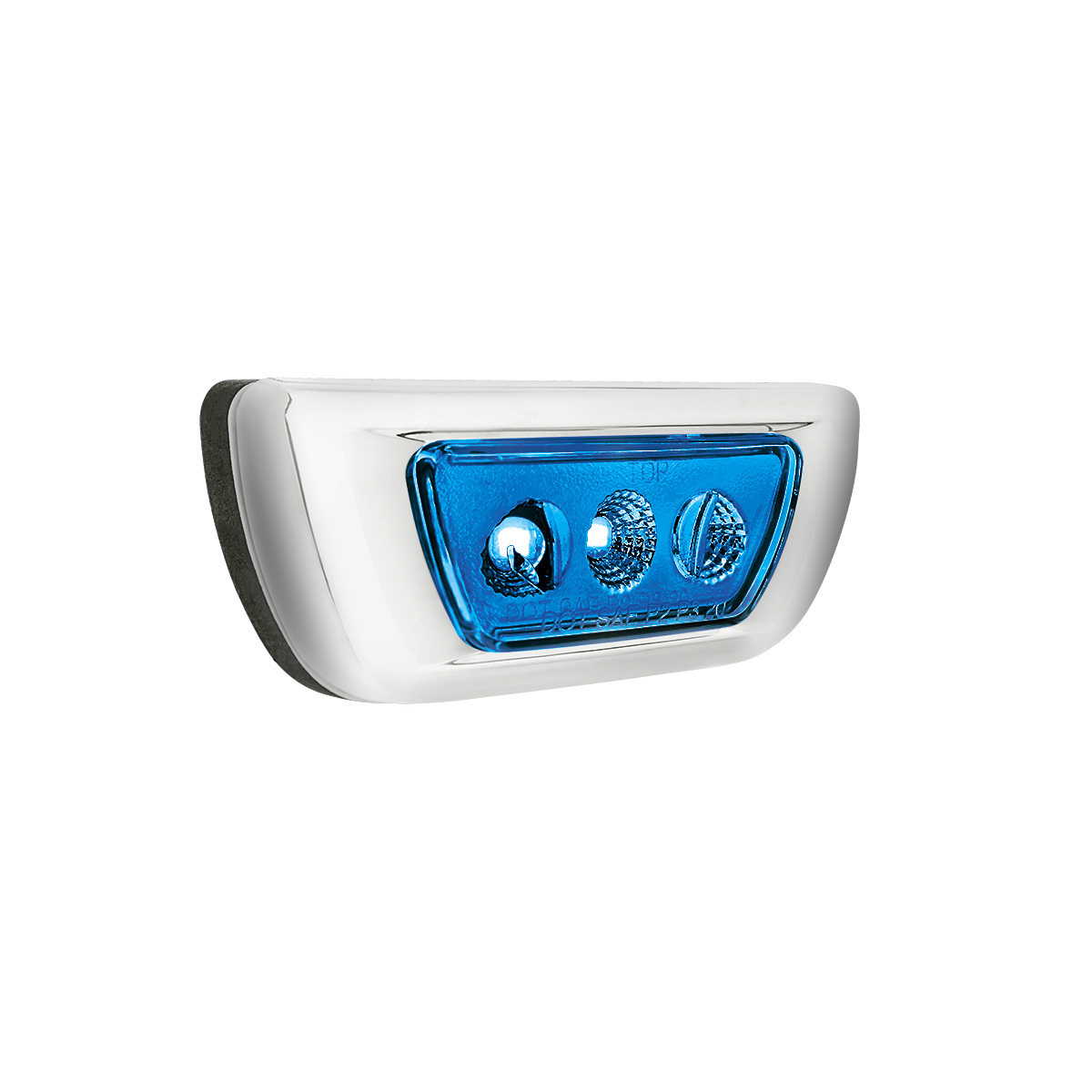Kenworth T680 and Peterbilt 579 Double Fury Blue Auxiliary to Amber Primary function 3 LED Cab Light