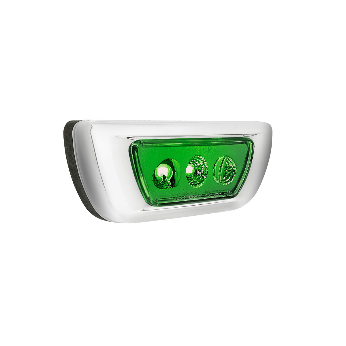Kenworth T680 and Peterbilt 579 Double Fury Green Auxiliary to Amber Primary function 3 LED Cab Light